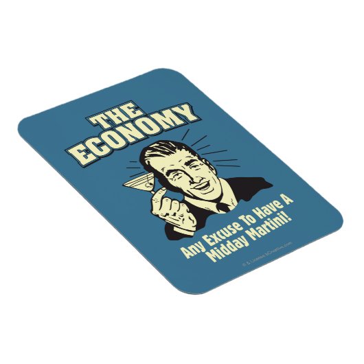 Magnet Flexible L'économie : Martini de midi (Côté Droit)