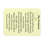 Magnet Flexible L'Écriture Des Témoignages (Horizontal)