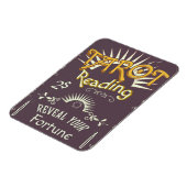 Magnet Flexible Lecteur de tarot impression vintage (Côté Gauche)