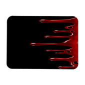 Magnet Flexible Lecteurs de sang tombés Noir (Horizontal)