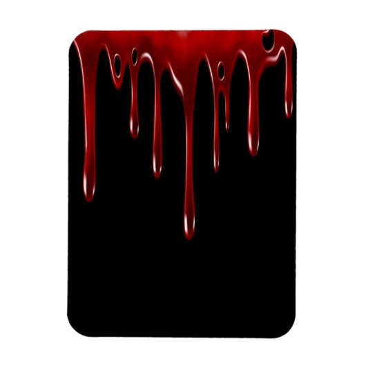 Magnet Flexible Lecteurs de sang tombés Noir (Vertical)