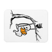 Magnet Flexible Lecture de l'Halloween Ghost (Horizontal)