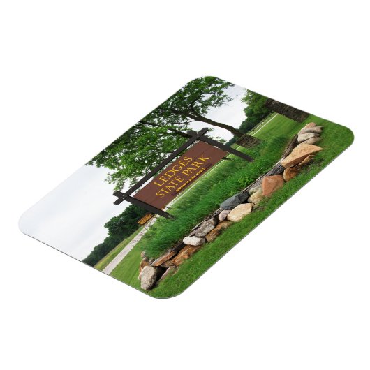 Magnet Flexible Ledges State Park, Iowa (Côté Gauche)