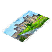 Magnet Flexible Leeds Angleterre Castle Panorama (Côté Gauche)