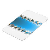 Magnet Flexible Leenece - Fractal bleu (Côté Gauche)