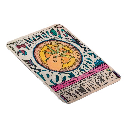 Magnet Flexible Légaliser historique It Pot Parade Pot Pot Poster  (Côté Droit)