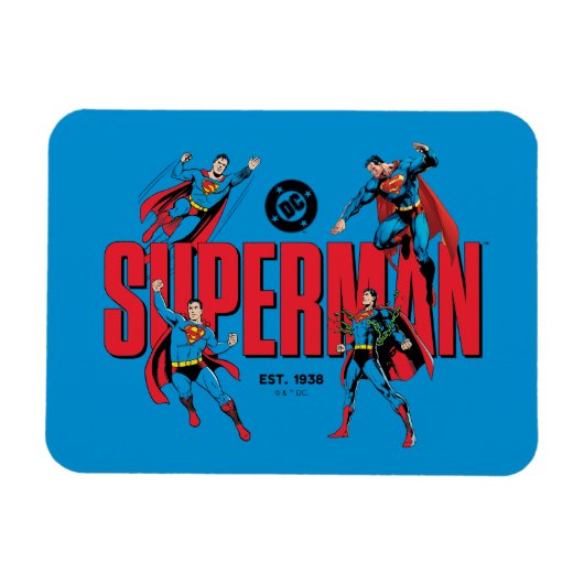 Magnet Flexible Légendes de Superman pour toujours Graphique (Horizontal)