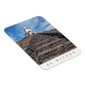 Magnet Flexible L'église El Hierro vue clocher réfrigérateur aiman (Côté Droit)