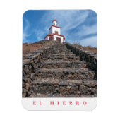 Magnet Flexible L'église El Hierro vue clocher réfrigérateur aiman (Vertical)