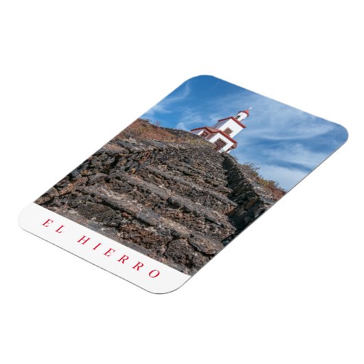 Magnet Flexible L'église El Hierro vue clocher réfrigérateur aiman (Côté Gauche)