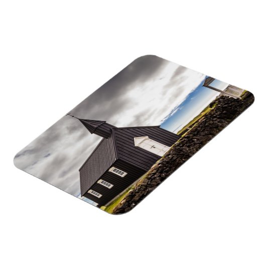 Magnet Flexible L'Église Noire De Budir, Islande (Côté Gauche)