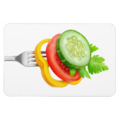 Magnet Flexible Légumes à la fourche (Horizontal)