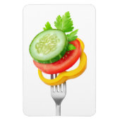 Magnet Flexible Légumes à la fourche (Vertical)
