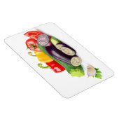 Magnet Flexible Légumes de Ratatouille (Côté Droit)