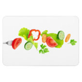 Magnet Flexible Légumes de salade frais (Horizontal)