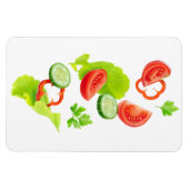 Magnet Flexible Légumes frais en baisse (Horizontal)