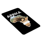 Magnet Flexible L'éléphant du continent africain de la faune (Côté Droit)