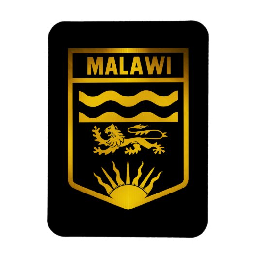 Magnet Flexible L'emblème du Malawi (Vertical)