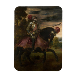 Magnet Flexible L'empereur Charles V à cheval (par Titien)