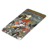 Magnet Flexible L'empereur de l'école Mughal Akbar River Ganges (Côté Gauche)