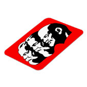 Magnet Flexible Lénine, Marx, Engels, Union soviétique, Communisme (Côté Gauche)