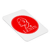 Magnet Flexible Lénine, URSS, CCCP, Union soviétique, Communisme (Côté Droit)