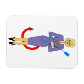 Magnet Flexible L'enseignant du mal (Horizontal)