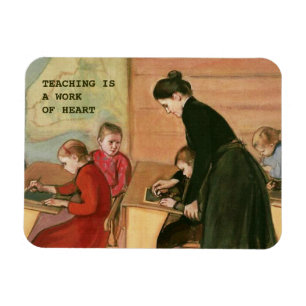 Magnet Flexible L'enseignement est une oeuvre de coeur. Cadeau d'a