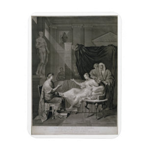 Magnet Flexible L'entrevue d'Augustus et de Cléopâtre, gravée