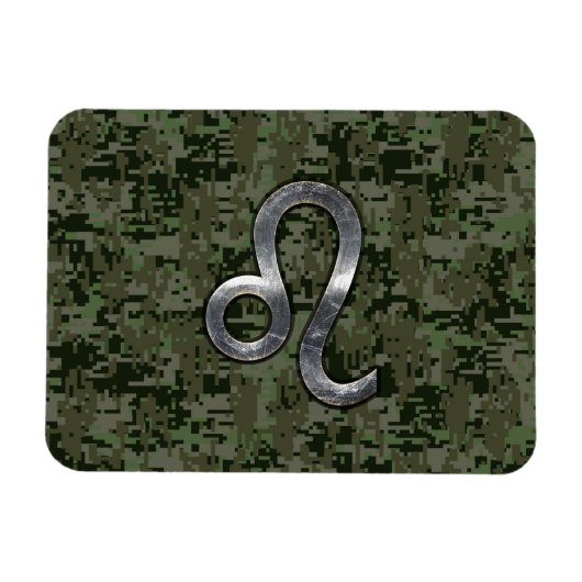 Magnet Flexible Léo Zodiac Connexion Camouflage numérique vert (Horizontal)