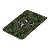 Magnet Flexible Léo Zodiac Connexion Camouflage numérique vert (Côté Gauche)
