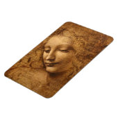 Magnet Flexible Leonardo Da Vinci Chef D'Une Femme (Côté Gauche)