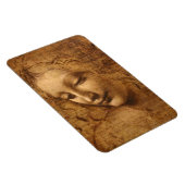 Magnet Flexible Leonardo Da Vinci Chef D'Une Femme (Côté Droit)