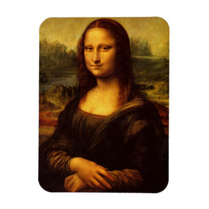 Magnet Flexible Leonardo Da Vinci Mona Lisa Peinture d'Art