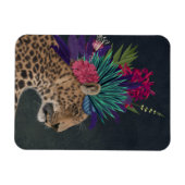 Magnet Flexible Leopard avec tête tropicale (Horizontal)