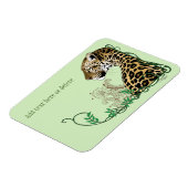 Magnet Flexible Leopard Wild Cat Green Henna (Côté Gauche)