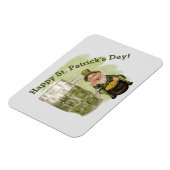 Magnet Flexible Leprechaun et Green Beer St. Patrick's Day (Côté Gauche)