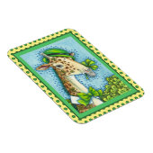 MAGNET FLEXIBLE LEPRECHAUN GIRAFFE, COLORÉ ST. JOUR DE PATRICK (Côté Droit)