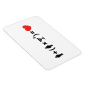 Magnet Flexible L'équation d'amour pour les femmes (Côté Droit)