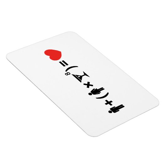 Magnet Flexible L'équation d'amour pour les femmes (Côté Droit)