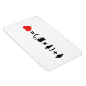 Magnet Flexible L'équation d'amour pour les hommes (Côté Droit)