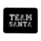 Magnet Flexible L'équipe de Santa Noël drôle (Horizontal)