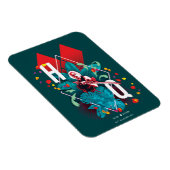 Magnet Flexible L'équipe du suicide | Harley Quinn Floral Diamond (Côté Droit)