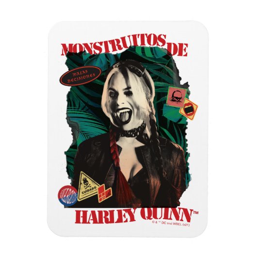 Magnet Flexible L'équipe du suicide | Harley Quinn Winking (Vertical)