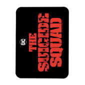 Magnet Flexible L'équipe du suicide | Logo rouge et noir (Vertical)