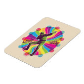 Magnet Flexible L'équipe du suicide | Polka-Dot Homme Psychédéliqu (Côté Gauche)