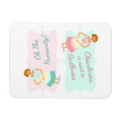 Magnet Flexible Les 2 extrêmes du lavage de vaisselle (Horizontal)