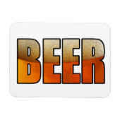 Magnet Flexible Les amateurs de bière (Horizontal)