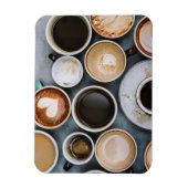 Magnet Flexible Les amateurs de café rêvent de caféine (Vertical)