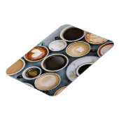 Magnet Flexible Les amateurs de café rêvent de caféine (Côté Gauche)